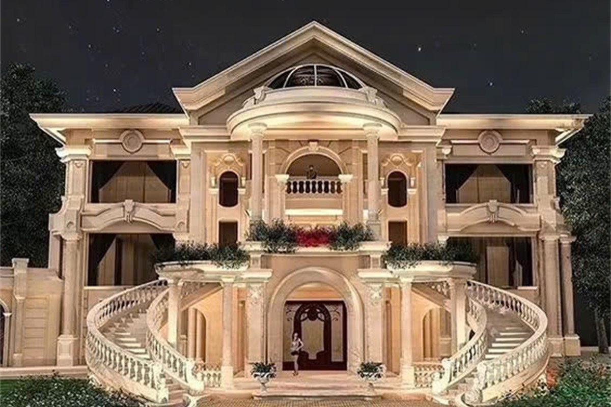 Mẫu biệt thự 2 tầng kiểu châu Âu ấn tượng nhất 2024